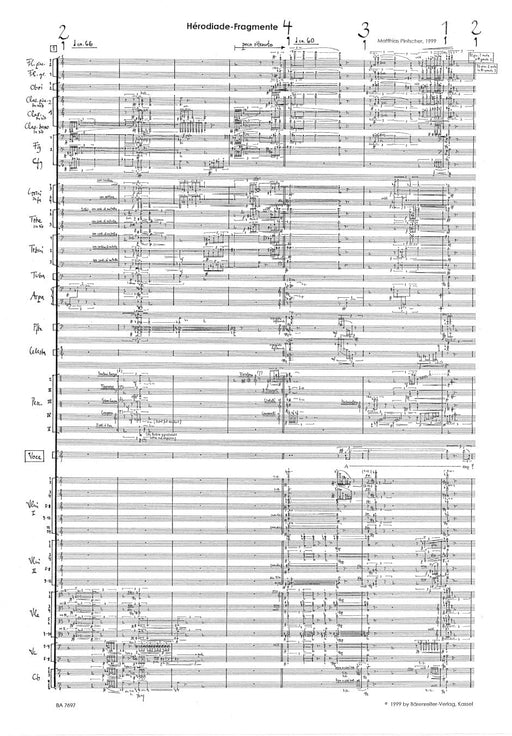 Hérodiade-Fragmente (1999) -Dramatische Szene für Sopran und Orchester- Dramatic Scene 騎熊士版 | 小雅音樂 Hsiaoya Music