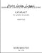 Katarakt für großes Ensemble (2003) 騎熊士版 | 小雅音樂 Hsiaoya Music