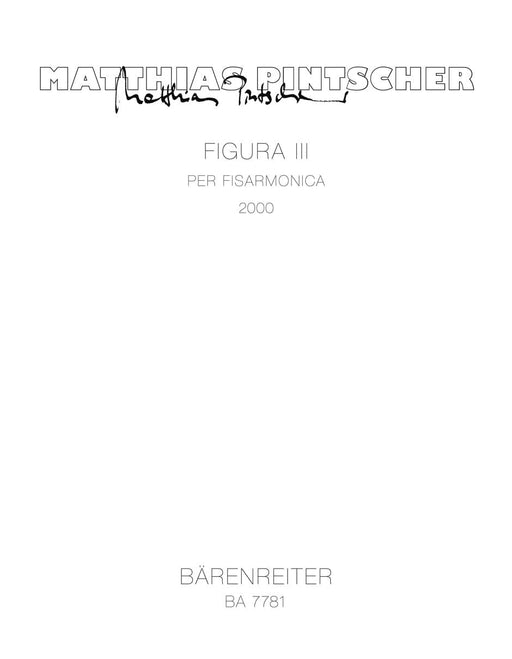 Figura III per fisarmonica (2000) 騎熊士版 | 小雅音樂 Hsiaoya Music