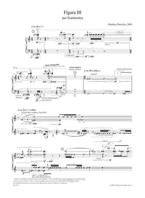 Figura III per fisarmonica (2000) 騎熊士版 | 小雅音樂 Hsiaoya Music