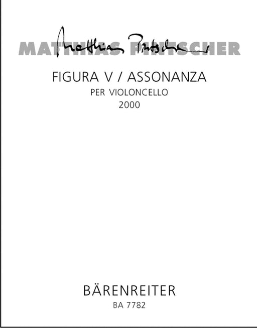 Figura V / Assonanza per violoncello (2000) 大提琴 騎熊士版 | 小雅音樂 Hsiaoya Music