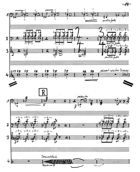Schlagzeug-Quartett op. 126 (1997) 克雷貝 四重奏 騎熊士版 | 小雅音樂 Hsiaoya Music