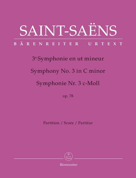 Symphony Nr. 3 C minor op. 78 聖桑斯 交響曲 騎熊士版 | 小雅音樂 Hsiaoya Music