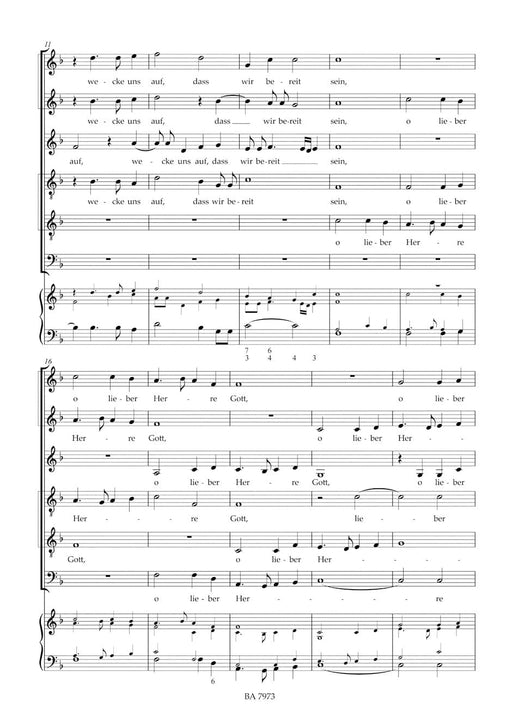 O lieber Herre Gott, wecke uns auf SWV 381 -Motet- (No. 13 from "Geistliche Chor-Music") Motet 經文歌 騎熊士版 | 小雅音樂 Hsiaoya Music