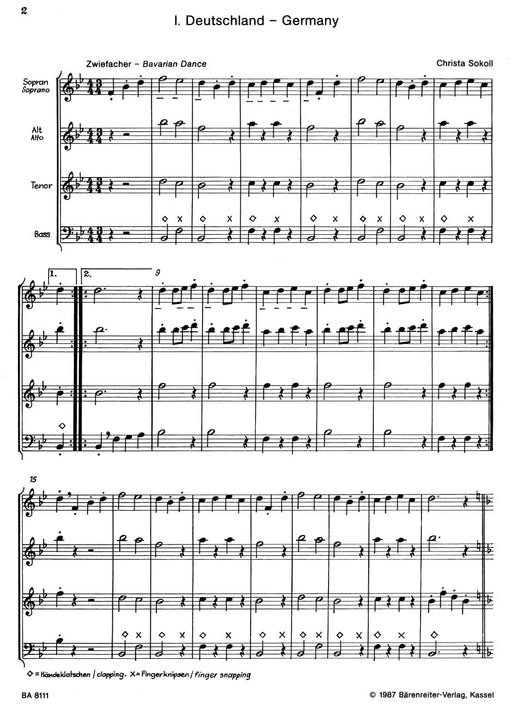 Eine Reise um die Welt -Neue Variationen über "Bienchen summ herum"- (10 Versionen führen durch Europa, Nahen und Fernen Osten, durch Nord- und Südamerika z.T. mit Schlaginstrumenten und Stabspielen) New Variations on "Bienchen summ herum" 詠唱調 騎熊士版 | 小雅音樂