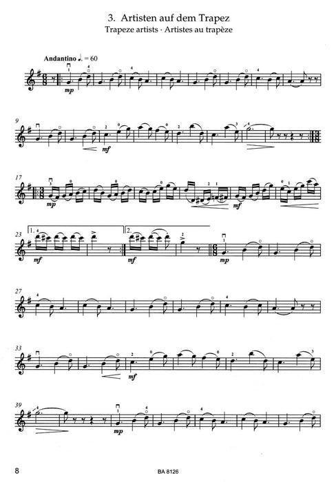 At the Circus for Violin and Piano 小提琴 鋼琴 騎熊士版 | 小雅音樂 Hsiaoya Music