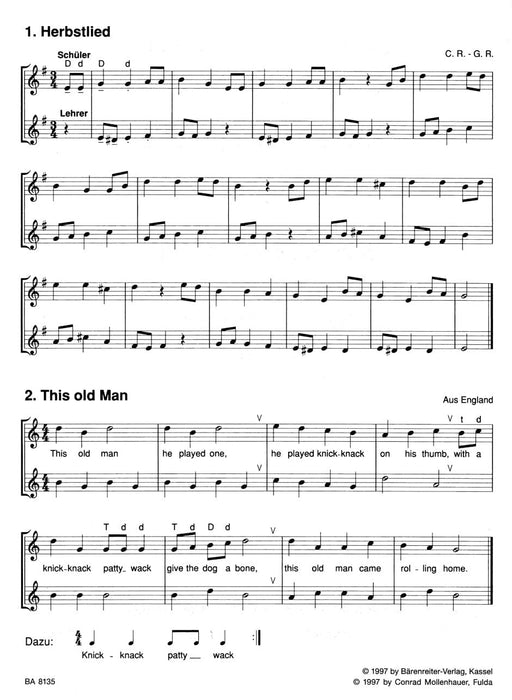 Blockflötesprache und Klanggeschichten. Spielbuch 2 -Die Schule für Sopranblockflöte.- Die Schule für Sopranblockflöte. 騎熊士版 | 小雅音樂 Hsiaoya Music