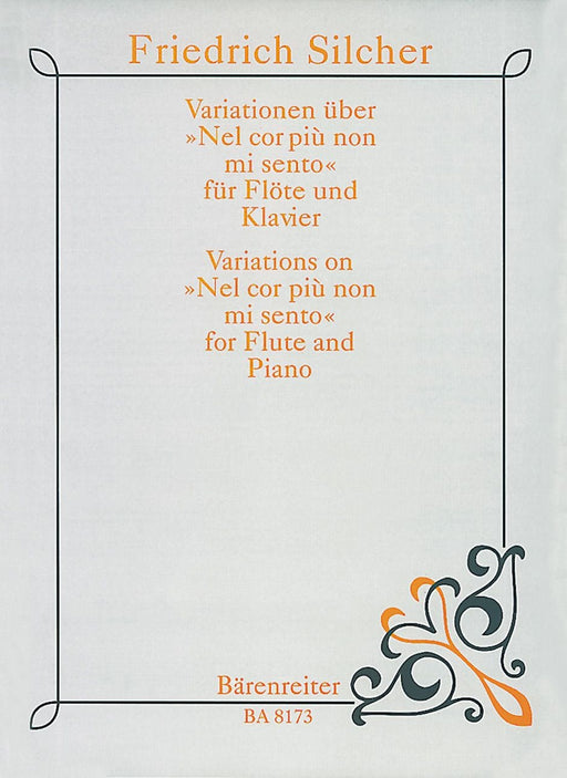 Variationen über "Nel cor piu non mi sento" für Flöte und Klavier (aus "La Molinara" von Giovanni Paisiello) 詠唱調 騎熊士版 | 小雅音樂 Hsiaoya Music