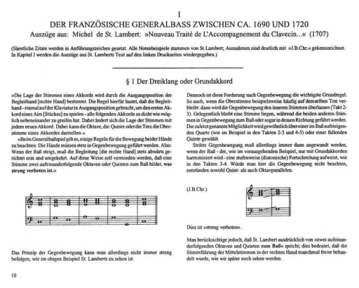 Die Grundlagen des Generalbassspiels im 18. Jahrhundert -Ein Lehrbuch nach zeitgenössischen Quellen- A textbook on contemporary sources 騎熊士版 | 小雅音樂 Hsiaoya Music
