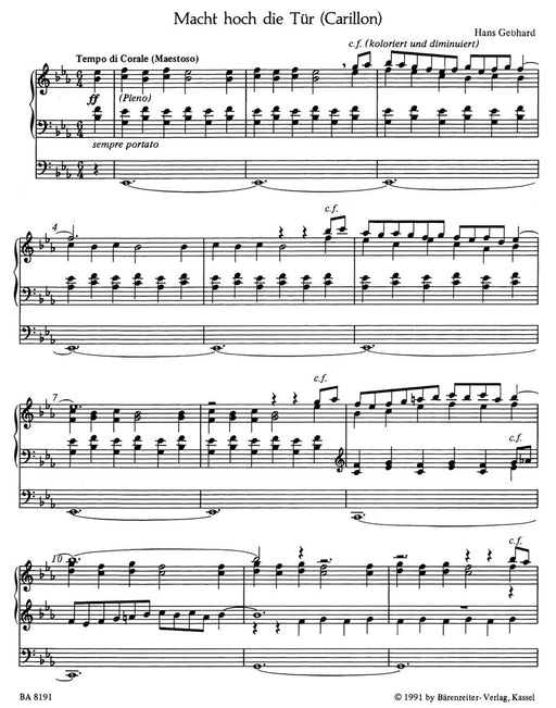 seven neue Choralvorspiele für Orgel 合唱 騎熊士版 | 小雅音樂 Hsiaoya Music