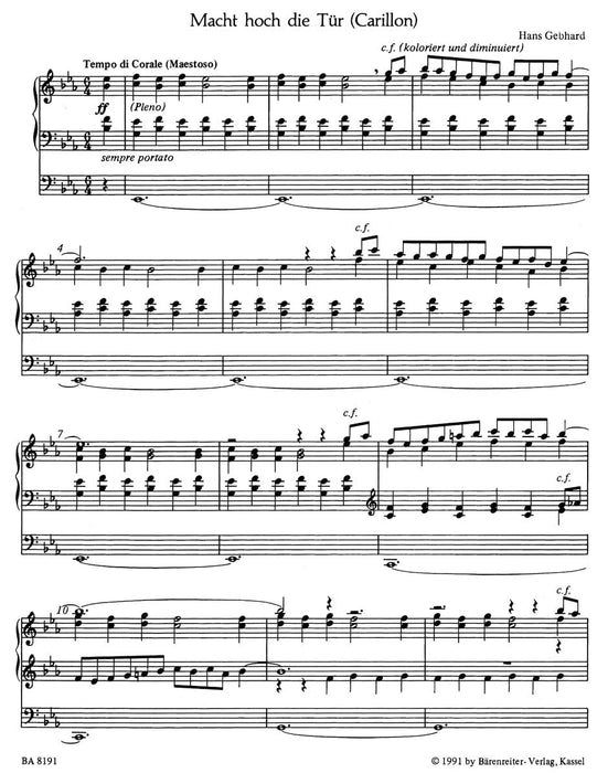 seven neue Choralvorspiele für Orgel 合唱 騎熊士版 | 小雅音樂 Hsiaoya Music