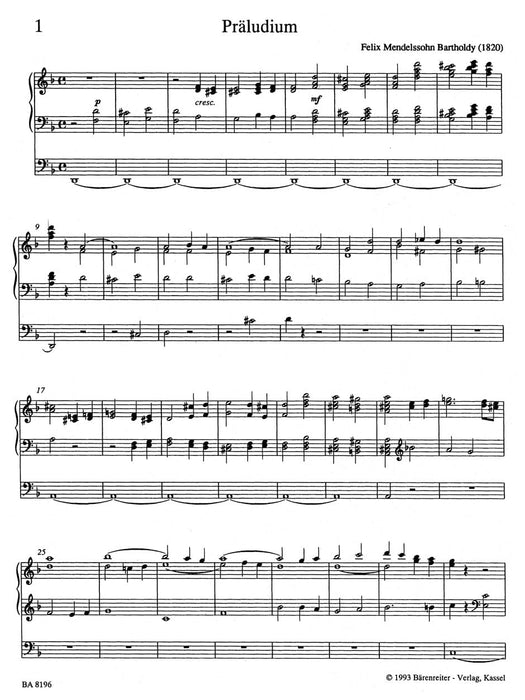 Neue Ausgabe sämtlicher Orgelwerke, Band 1 und 2 孟德爾頌菲利克斯 騎熊士版 | 小雅音樂 Hsiaoya Music