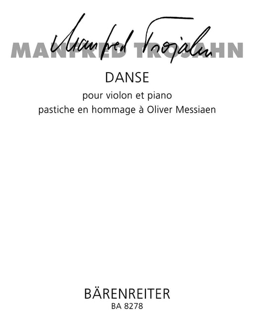 Danse for Violin and Piano -pastiche en hommage Ó Olivier Messiaen- pastiche en hommage à Olivier Messiaen 小提琴 鋼琴 騎熊士版 | 小雅音樂 Hsiaoya Music