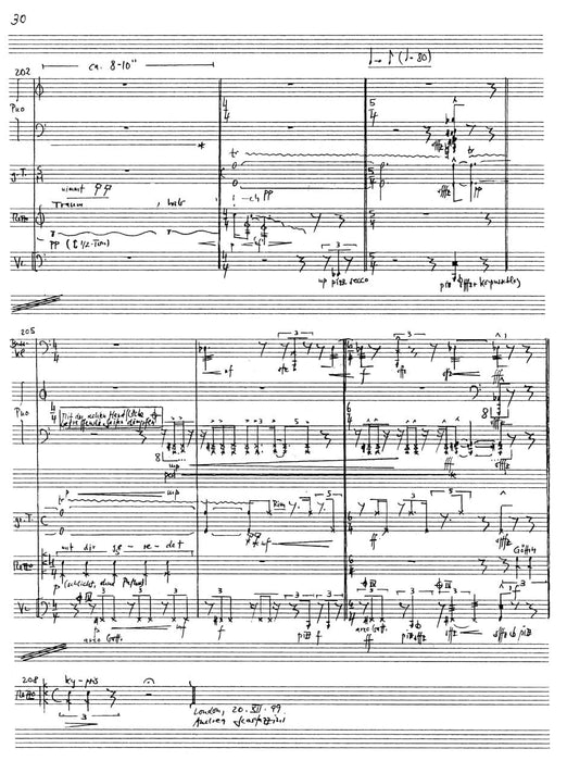 Im traum hab ich mit dir geredet - göttin - Kypris for mezzo-soprano solo and 4 instrumentalists (1999) 獨奏 騎熊士版 | 小雅音樂 Hsiaoya Music