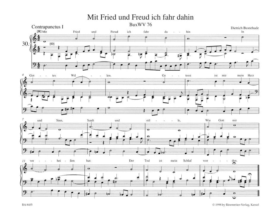 Chorale Settings Mi–W (BuxWV 76, BuxWV 207–224) Chorale Settings Mi-W (BuxWV 207 - 224) 布克斯泰烏德 聖詠合唱 騎熊士版 | 小雅音樂 Hsiaoya Music