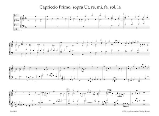 Il Primo Libro di Capricci fatti sopra diversi Soggetti, et Arie (Rom, Soldi, 1624) (New edition) 弗雷斯科巴第 騎熊士版 | 小雅音樂 Hsiaoya Music