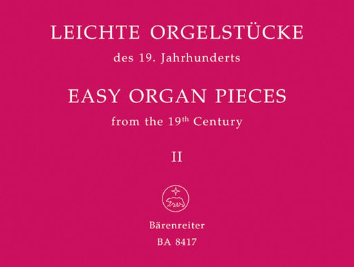 Easy Organ Pieces, Volume 2 管風琴 小品 騎熊士版 | 小雅音樂 Hsiaoya Music
