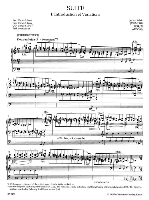 Posthumous Works. Suite, Intermezzo, Trois Dances 遺著 組曲 間奏曲 舞曲 騎熊士版 | 小雅音樂 Hsiaoya Music