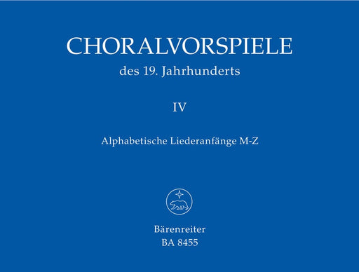 Choralvorspiele des 19. Jahrhunderts, Band 4 合唱 騎熊士版 | 小雅音樂 Hsiaoya Music