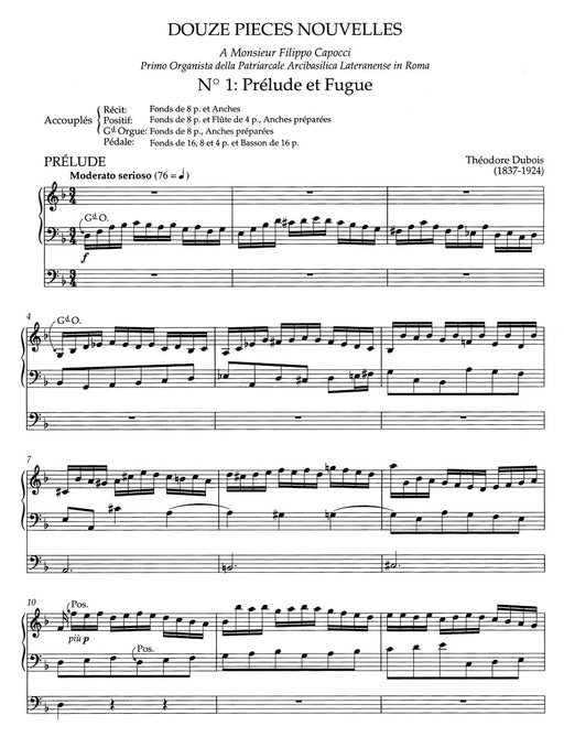 Organist at the Church "La Madeleine": Douze PiÞces nouvelles (1893) / Ascendit Deus (1902) 迪伯瓦弗朗索瓦 管風琴 騎熊士版 | 小雅音樂 Hsiaoya Music