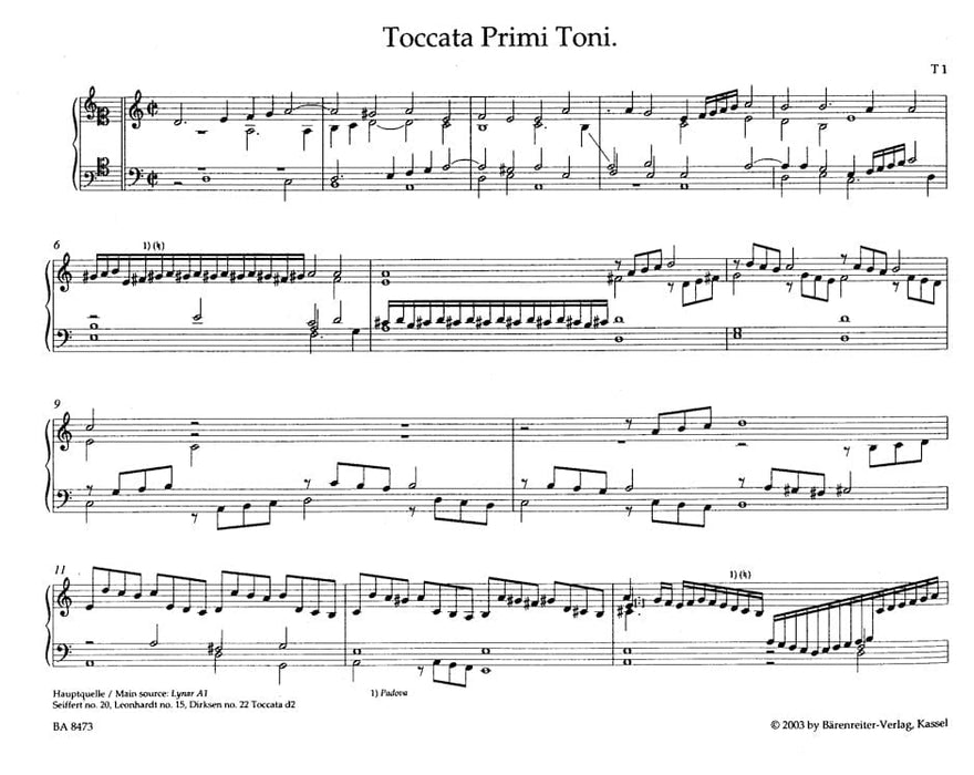 Toccaten (Teil 1) 史維林克 騎熊士版 | 小雅音樂 Hsiaoya Music