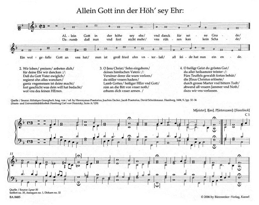Choralbearbeitungen (Teil 1) 史維林克 合唱 騎熊士版 | 小雅音樂 Hsiaoya Music