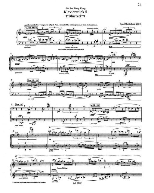 Klavierstücke 1-6 (2001–2004) 騎熊士版 | 小雅音樂 Hsiaoya Music