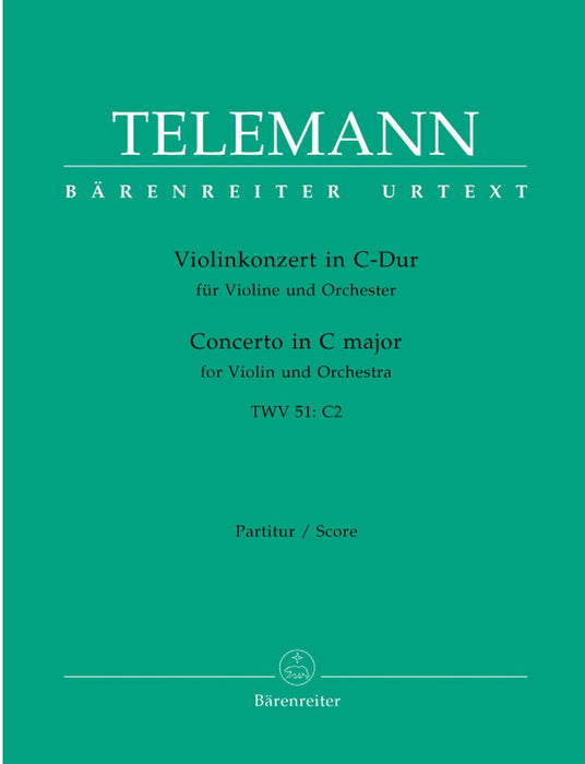 Concerto for Violin and Orchestra D major TWV 51:D10 泰勒曼 協奏曲 小提琴 管弦樂團 騎熊士版 | 小雅音樂 Hsiaoya Music