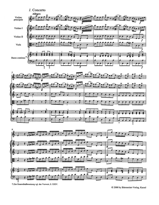 Concerto for Violin and Orchestra C major TWV 51:C 3 (From the opera "Der neumodische Liebhaber Damon") 泰勒曼 協奏曲 小提琴 管弦樂團 歌劇 騎熊士版 | 小雅音樂 Hsiaoya Music