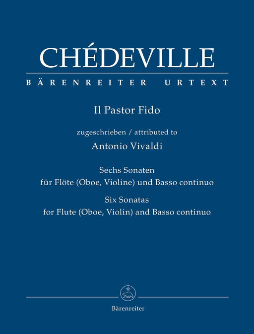 Il Pastor Fido -Six Sonatas for Musette, Hurdy Gurdy, Flute, Oboe or Violin and Basso continuo- (attributed to Antonio Vivaldi) Six Sonatas 誠實的牧羊人 奏鳴曲 長笛 雙簧管 小提琴 奏鳴曲 騎熊士版 | 小雅音樂 Hsiaoya Music