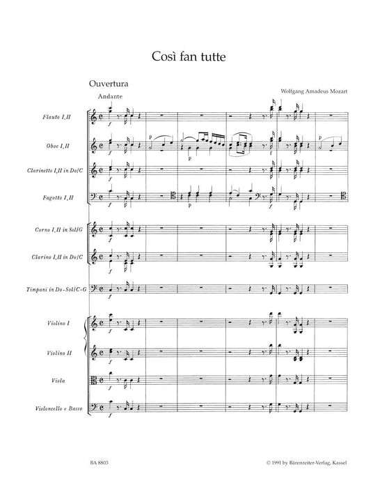 Ouvertüre zu "Così fan tutte" KV 588 莫札特 女人皆如此 騎熊士版 | 小雅音樂 Hsiaoya Music
