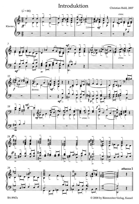 Der Herr ist mein Hirt für 8stimmigen gem. Chor, 3-4stimmigen Oberchor, Blechblasintrumente instr. und Orgel (2007) (Psalm 23) 詩篇 騎熊士版 | 小雅音樂 Hsiaoya Music