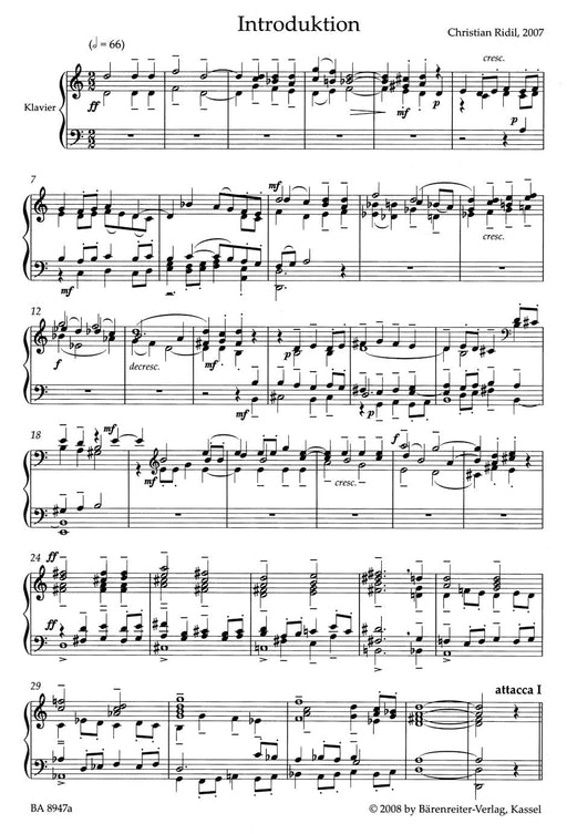 Der Herr ist mein Hirt für 8stimmigen gem. Chor, 3-4stimmigen Oberchor, Blechblasintrumente instr. und Orgel (2007) (Psalm 23) 詩篇 騎熊士版 | 小雅音樂 Hsiaoya Music