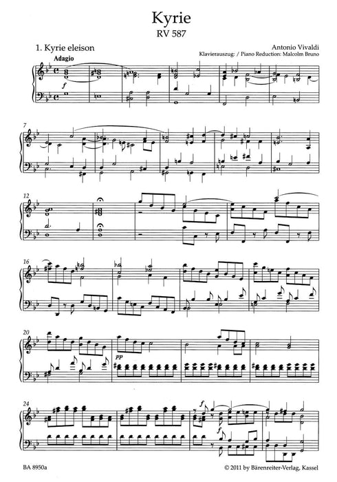 Kyrie RV 587 韋瓦第 騎熊士版 | 小雅音樂 Hsiaoya Music