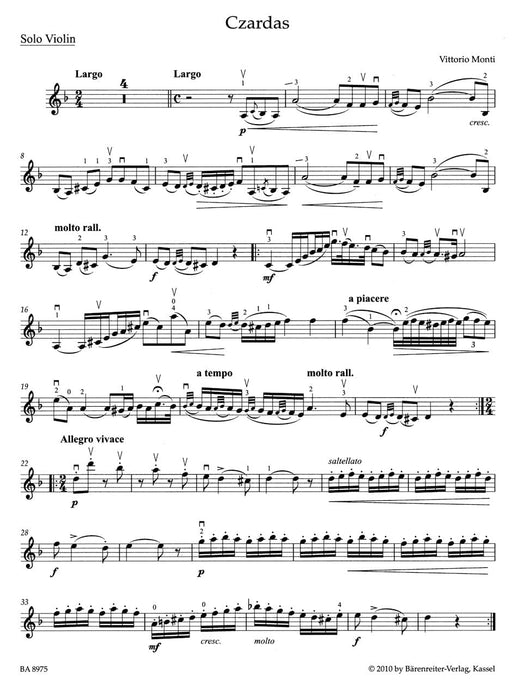 Czardas for Violin and Piano 查爾達斯舞曲 小提琴 鋼琴 騎熊士版 | 小雅音樂 Hsiaoya Music
