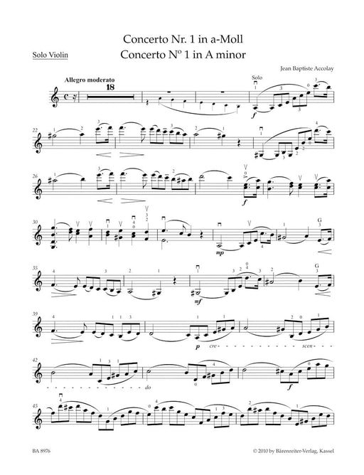 Concerto Nr. 1 A minor 協奏曲 騎熊士版 | 小雅音樂 Hsiaoya Music