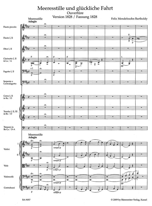 Calm Seas and Prosperous Voyage op. 27 (1828/1834) -Overture- Overture 孟德爾頌菲利克斯 序曲 騎熊士版 | 小雅音樂 Hsiaoya Music