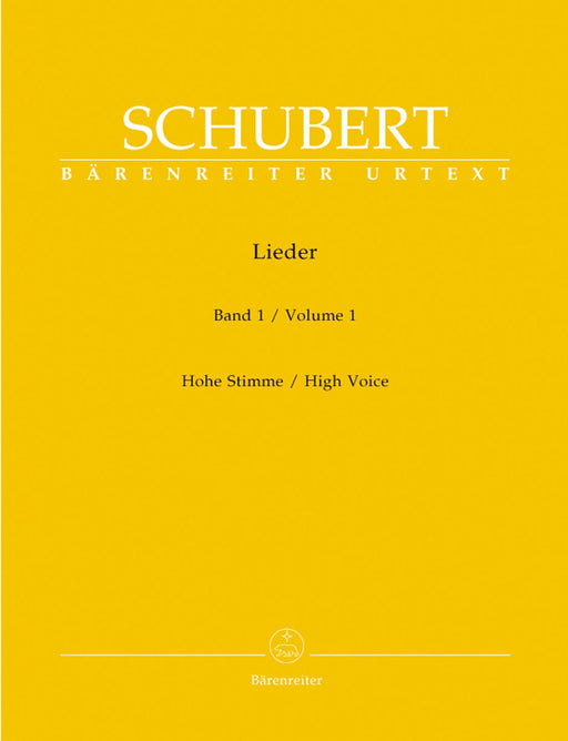 Lieder, Volume 1 (high voice) 舒伯特 高音 騎熊士版 | 小雅音樂 Hsiaoya Music
