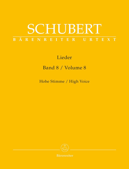 Lieder, Volume 8 (High Voice) 舒伯特 高音 騎熊士版 | 小雅音樂 Hsiaoya Music