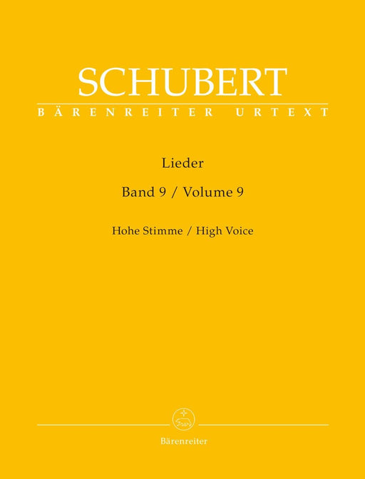 Lieder, Band 9 (Hohe Stimme) 舒伯特 騎熊士版 | 小雅音樂 Hsiaoya Music