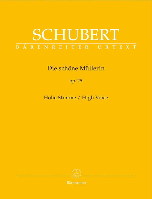 Die schöne Müllerin op. 25 D 795 (High Voice) 舒伯特 美麗的磨坊少女 高音 騎熊士版 | 小雅音樂 Hsiaoya Music