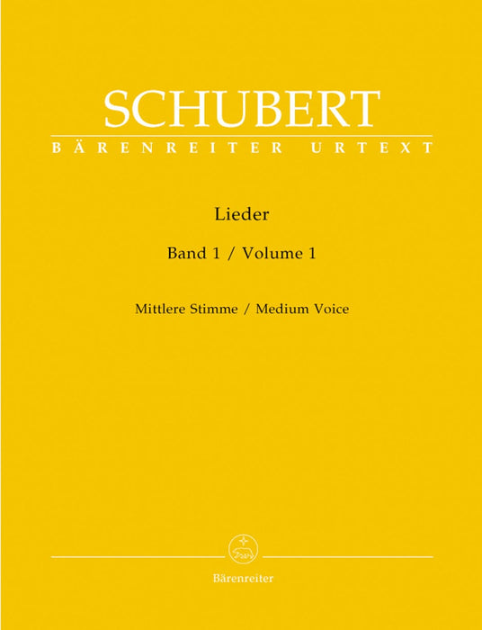 Lieder, Volume 1 (medium voice) 舒伯特 騎熊士版 | 小雅音樂 Hsiaoya Music