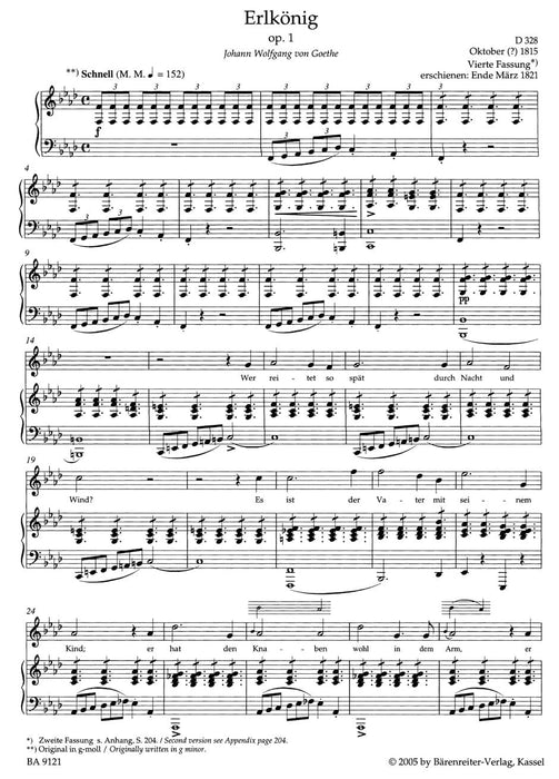 Lieder, Volume 1 (medium voice) 舒伯特 騎熊士版 | 小雅音樂 Hsiaoya Music