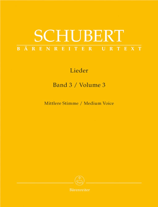 Lieder, Volume 3 op. 80-98 (Medium voice) 舒伯特 騎熊士版 | 小雅音樂 Hsiaoya Music