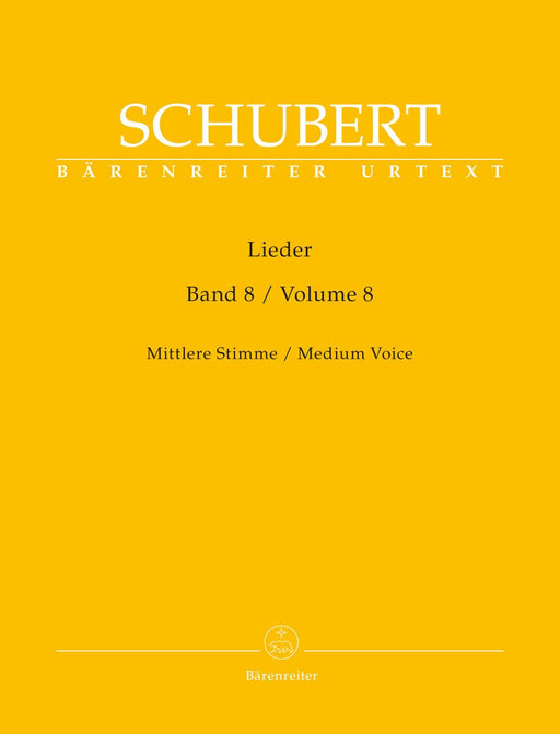 Lieder, Volume 8 (Medium voice) 舒伯特 騎熊士版 | 小雅音樂 Hsiaoya Music