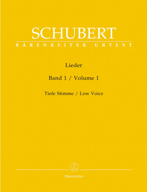 Lieder, Volume 1 (low voice) 舒伯特 低音 騎熊士版 | 小雅音樂 Hsiaoya Music