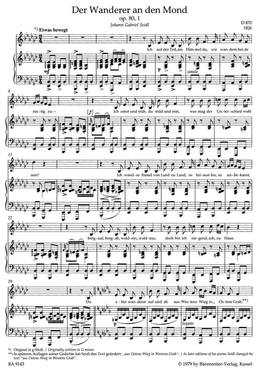 Lieder, Volume 3 op. 80-98 (Low voice) 舒伯特 低音 騎熊士版 | 小雅音樂 Hsiaoya Music