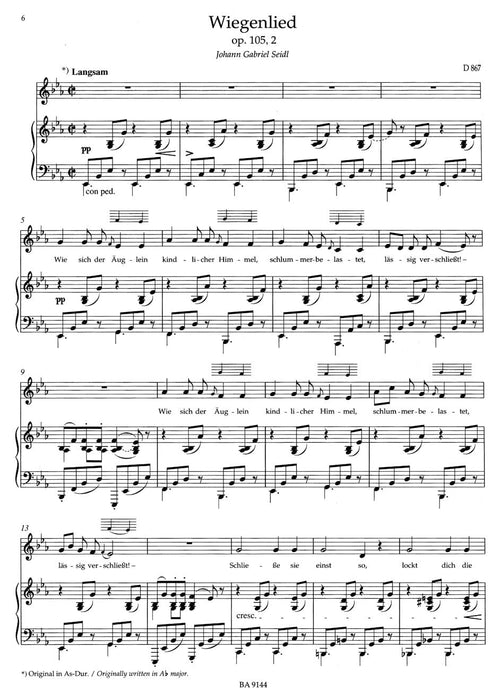 Lieder, Volume 4 (Low voice) 舒伯特 低音 騎熊士版 | 小雅音樂 Hsiaoya Music