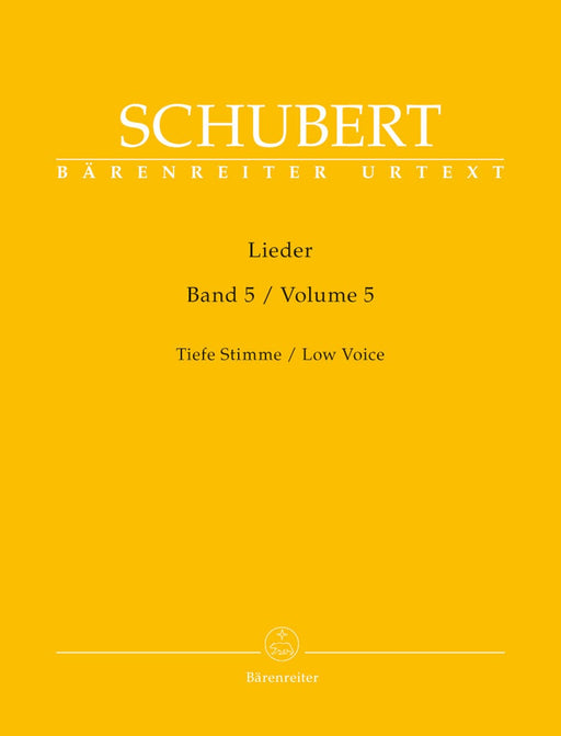 Lieder, Volume 5 (Low Voice) 舒伯特 低音 騎熊士版 | 小雅音樂 Hsiaoya Music