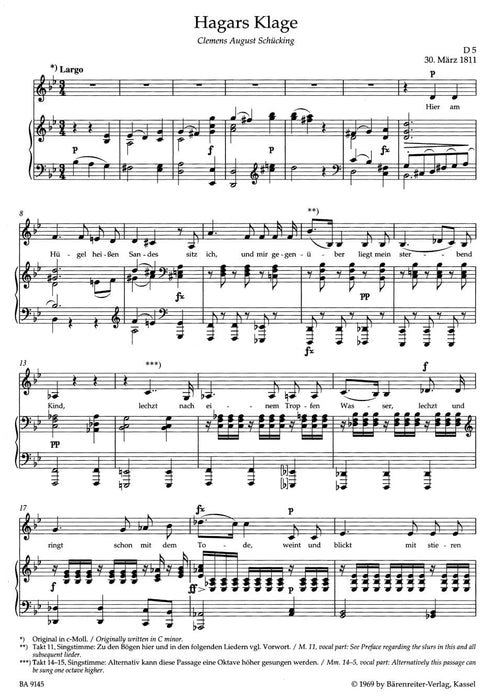 Lieder, Volume 5 (Low Voice) 舒伯特 低音 騎熊士版 | 小雅音樂 Hsiaoya Music